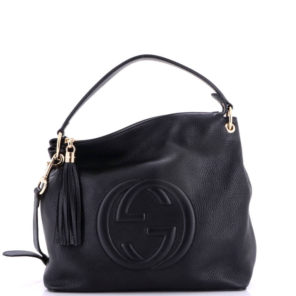 Gucci Large Soho Convertible Hobo Leather